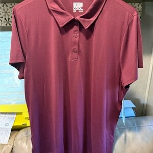32 Degrees Women's Button Down Shirt - Burgundy